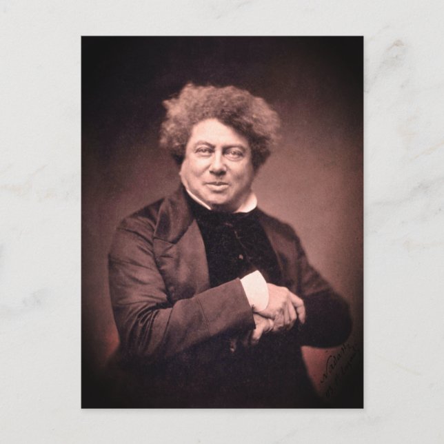 Carte postale d'Alexandre Dumas (Devant)