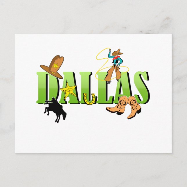 Carte Postale Dallas (Devant)