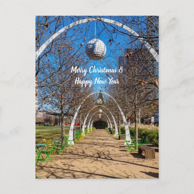 Carte postale Dallas Christmas Arches (Devant)