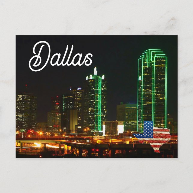 Carte Postale Dallas Texas (Devant)