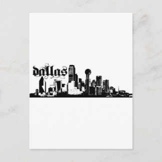 Carte Postale Dallas Texas Mettez-y votre ville