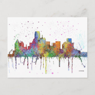 CARTE POSTALE DALLAS, TEXAS SKYLINE