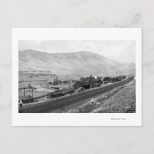 Carte Postale Dalles, Oregon Indian Village View Photographie