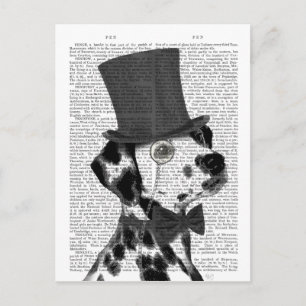 Carte Postale Dalmatien, Hound officiel et Casquette