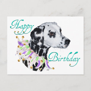Carte Postale Dalmatien Joyeux Anniversaire