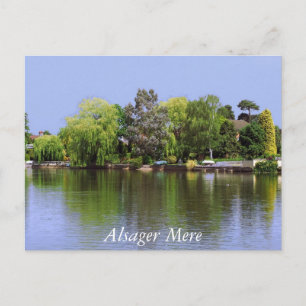 Carte postale d'Alsager Mere