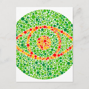 Carte Postale Daltonisme Yeux
