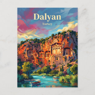 Carte Postale Dalyan - Tombeaux rupestres de Turquie