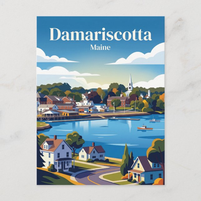 Carte Postale Damariscotta États-Unis (Devant)