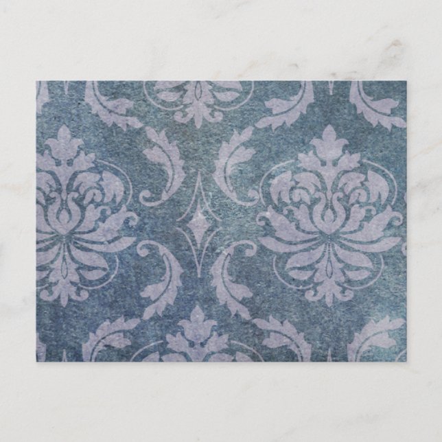 Carte Postale Damas bleues détendues (Devant)