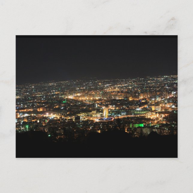 Carte Postale Damas la nuit - Syrie (Devant)