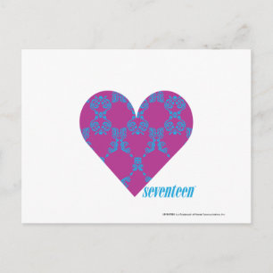 Carte Postale Damask Aqua-Purple 4