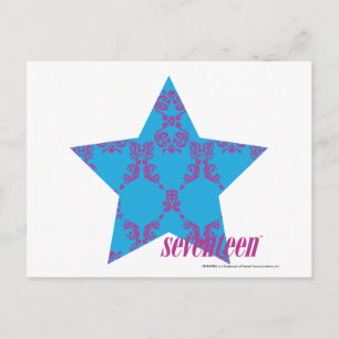 Carte Postale Damask Purple-Aqua 2
