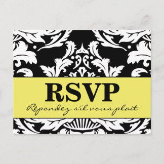 Carte postale damassée traditionnelle