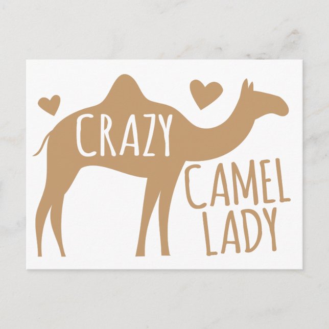 Carte Postale Dame de Camel fou (Devant)