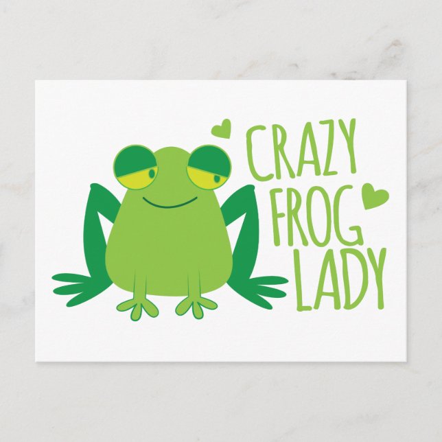 Carte Postale Dame de la grenouille folle (Devant)