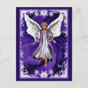 Carte postale d'âme violette