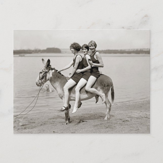 Carte Postale Dames à Arlington Beach, 1924 (Devant)