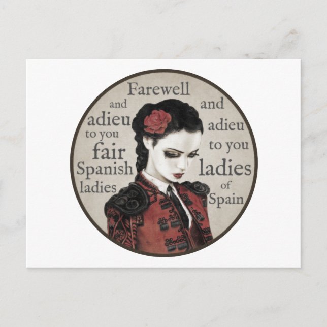 Carte Postale Dames espagnoles (Devant)