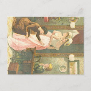 Carte Postale Dames victoriennes en robe