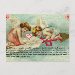 Carte postale d'amour éternel
