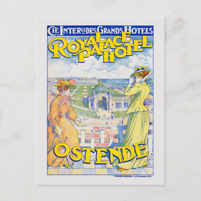 Carte Postale Dampfschiffahrt Zürichsee Poster vintage 1900 (Devant)