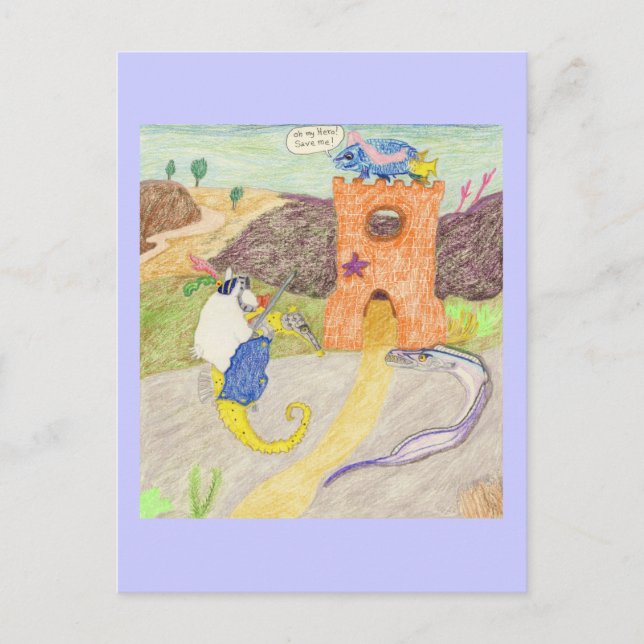 Carte Postale Damsel en détresse (Devant)