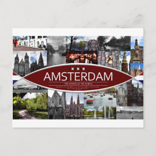 Carte postale d'Amsterdam