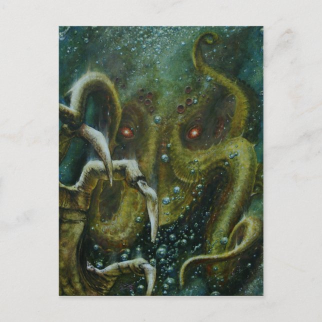 Carte Postale Dan Henk Cthulhu (Devant)