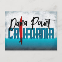 Carte postale Dana Point California Surboard