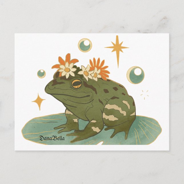 Carte Postale DanaBella la grenouille (Devant)
