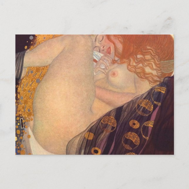 Carte Postale Danae Gustav Klimt (Devant)