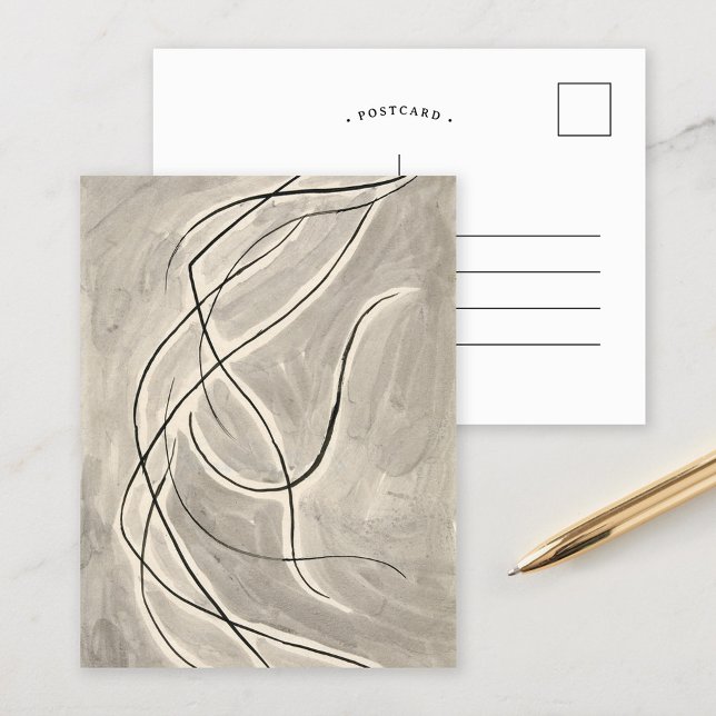 Carte Postale Dance Abstraction | Abraham Walkowitz (Créateur téléchargé)