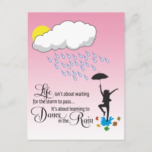 Carte Postale Dance in the Rain