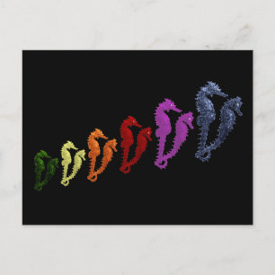 Carte Postale Dance of the Seahorses Pop art 1