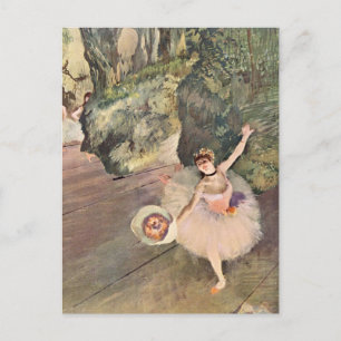 Carte Postale Dancer / Star of the Ballet - Degas Painting