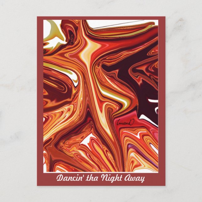 Carte postale Dancin' tha Night     Away (Devant)