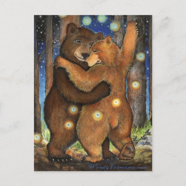 Carte Postale Dancing Bear (Devant)