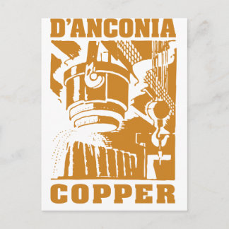 Carte Postale d'Anconia Copper / Logo en cuivre