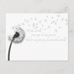 Carte postale Dandelion Inspiration