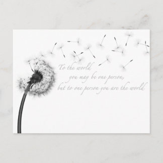 Carte postale Dandelion Inspiration