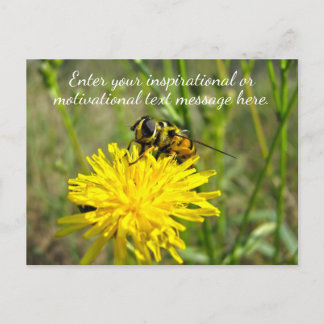 Carte Postale Dandelion Inspirationnel Personnalisé