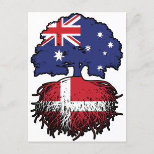 Carte Postale Danemark Danemark Australie Australie racine d'arb