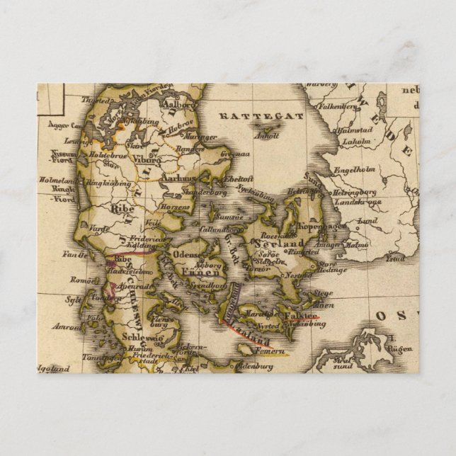 Carte Postale Danemark et Islande 2 (Devant)