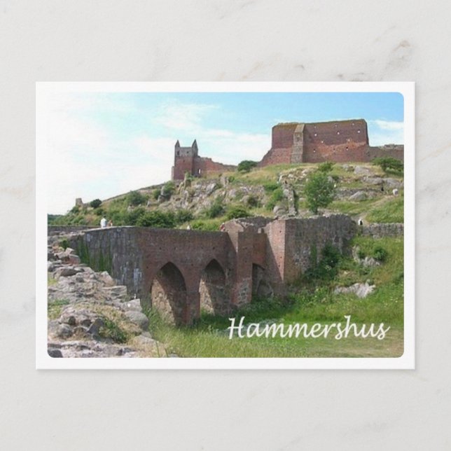 Carte Postale Danemark - Hammershus - (Devant)