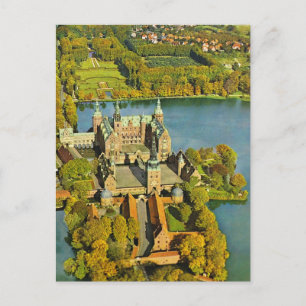 Carte Postale Danemark vintage, Fredericksburg, Château