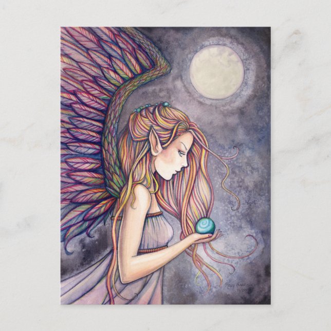 Carte postale d'ange par Molly Harrison (Devant)