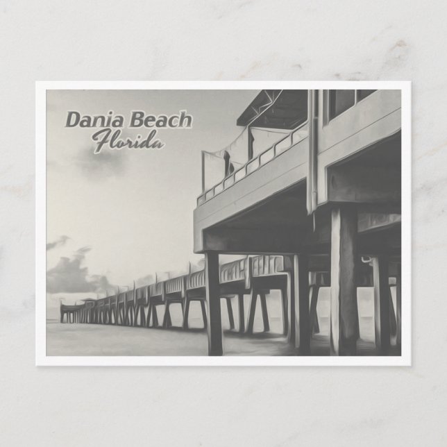 CARTE POSTALE DANIA BEACH FLORIDA (Devant)