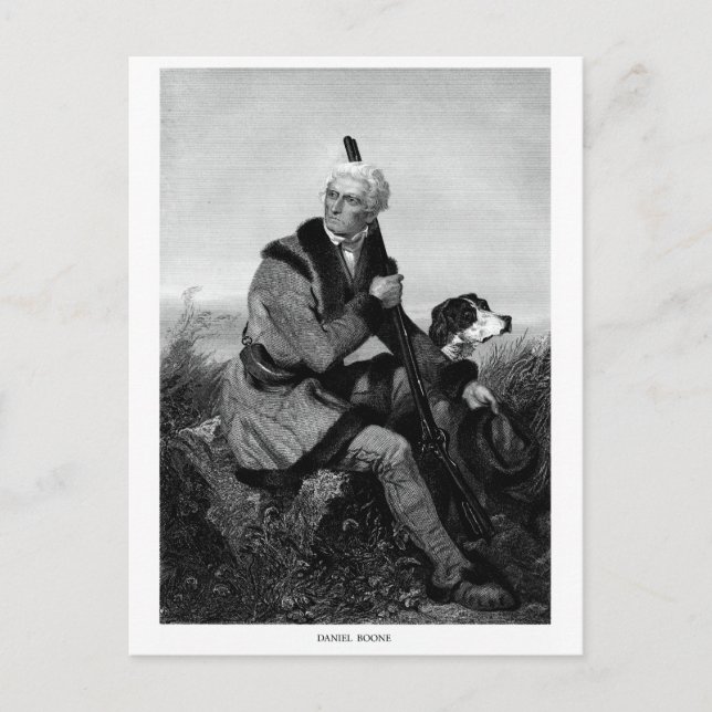 Carte Postale Daniel Boone (Devant)