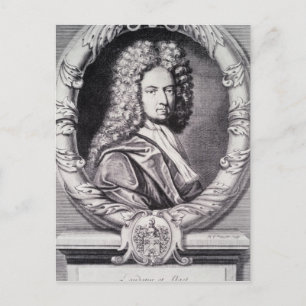 Carte Postale Daniel Defoe, gravé par Michael Van der Gucht
